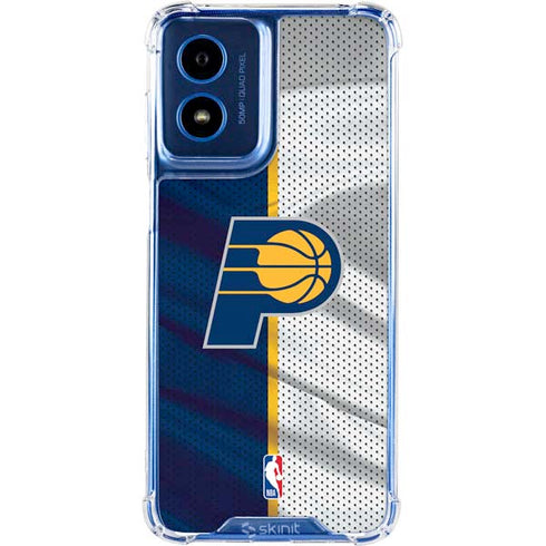 NBA Indiana Pacers Away Jersey Moto G 5G (2024) Clear Case